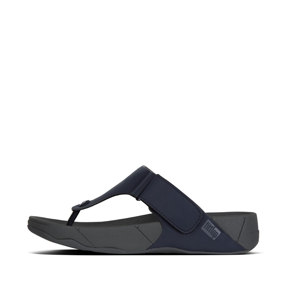 Fitflop Man Sandals Navy/Black - Trakk Ii Neoprene Toe-post - BG8635027